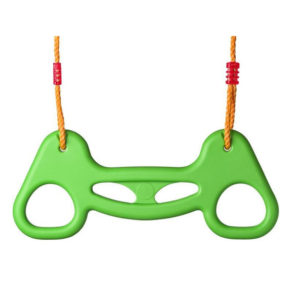 WOODY Hojdacie kruhy, plast, zelené