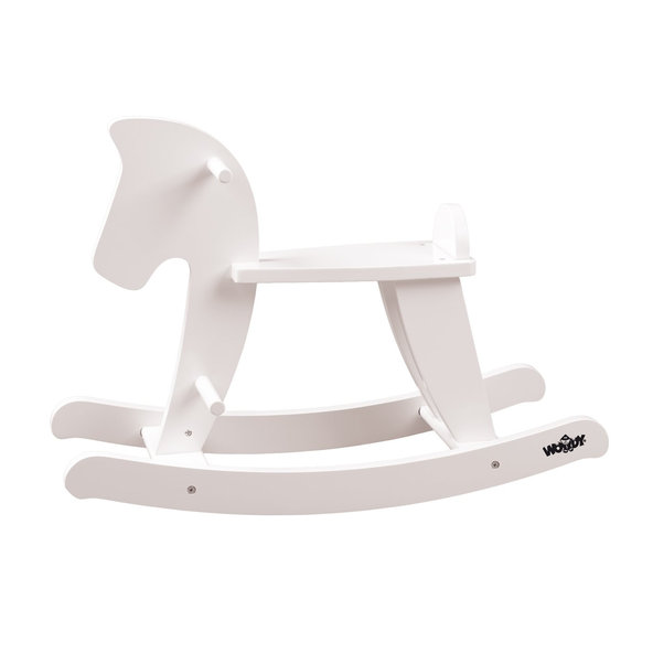 WOODY Houpací kůň - bílý