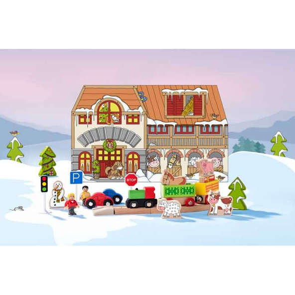 WOODY Kalendár adventný