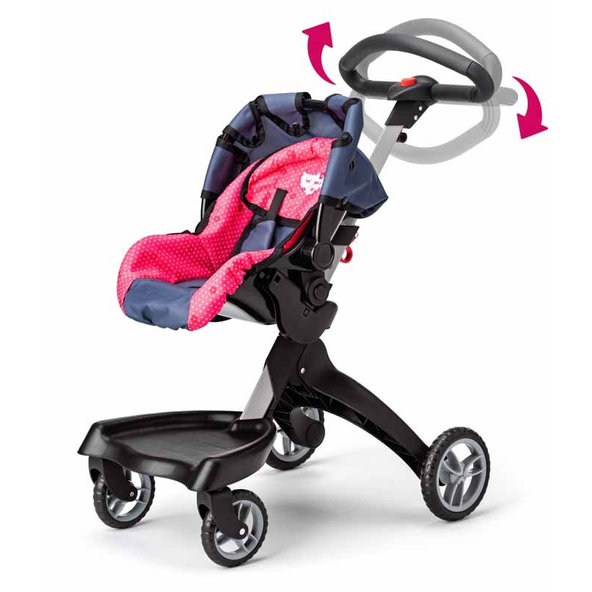 WOODY Kočík moderný, autosedačka "Chichi cats", 2v1