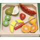 WOODY Krájení na prkénku - ovoce s melounem