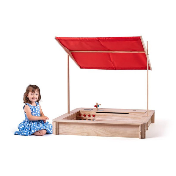 WOODY Pieskovisko drevené s kuchynkou