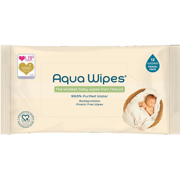 AQUA WIPES EKO Obrúsky detské vlhčené, 12ks