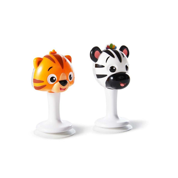 BABY EINSTEIN Podsedák na stoličku s 2 hračkami 2v1 Dine & Discover 6m+ do 23 kg