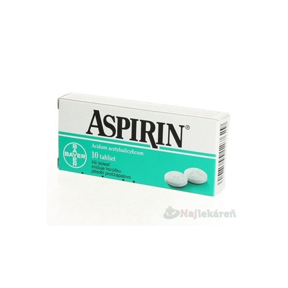 Aspirin 500 mg proti bolesti a horúčke 10 tbl