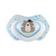 CANPOL BABIES Set symetrických silikónových cumlíkov 18 m+ Bonjour Paris modrý