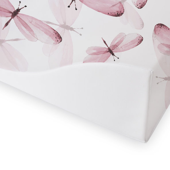 CEBA Podložka prebaľovacia 2-hranná mäkká COSY (50x70) Flora & Fauna Libelula