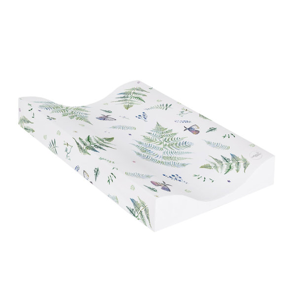 CEBA Podložka prebaľovacia 2-hranná mäkká COSY (50x70) Watercolor World Polypody