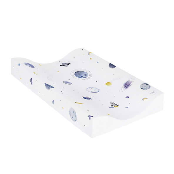 CEBA Podložka prebaľovacia 2-hranná mäkká COSY (50x70) Watercolor World Universe