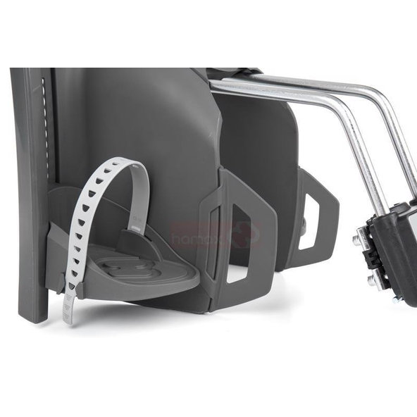 HAMAX Cyklosedačka Caress Grey/Dark Grey/Red