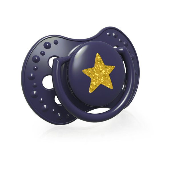 LOVI Cumlík silikónový dynamický Stardust 18 m+ 2 ks fialový