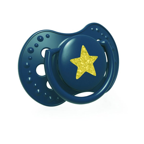 LOVI Cumlík silikónový dynamický Stardust 18 m+ 2 ks modrý