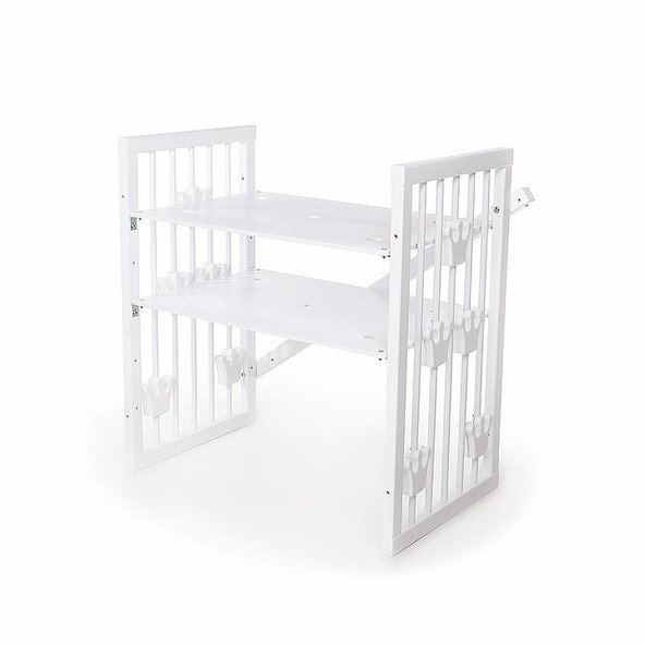 MIMIKO Postieľka okrúhla 9v1 Crowns White