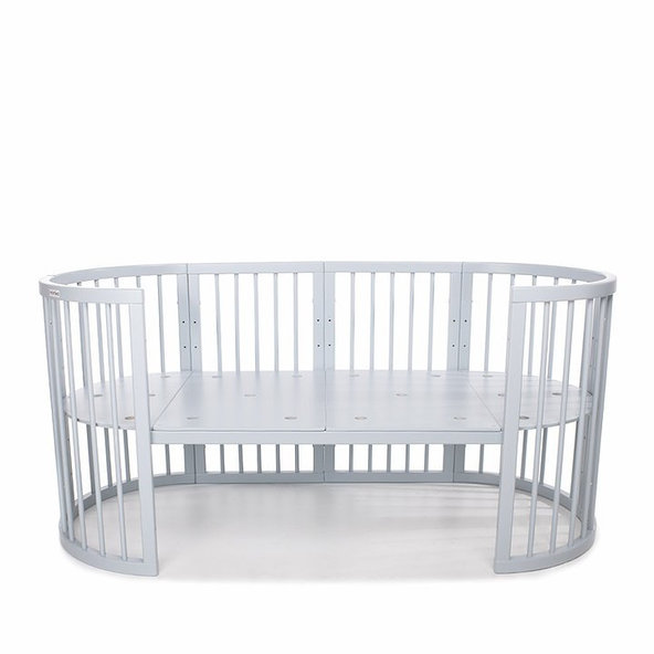 MIMIKO Postieľka okrúhla 9v1 Round Grey