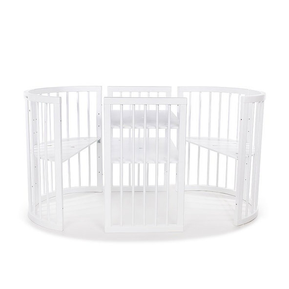 MIMIKO Postieľka okrúhla 9v1 Round White