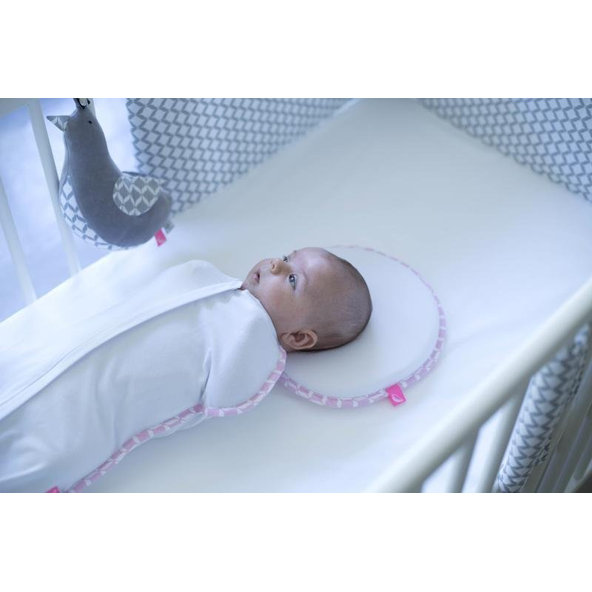 MOTHERHOOD Vankúšik ergonomický stabilizačný pre novorodencov Pink Classics 0-6m