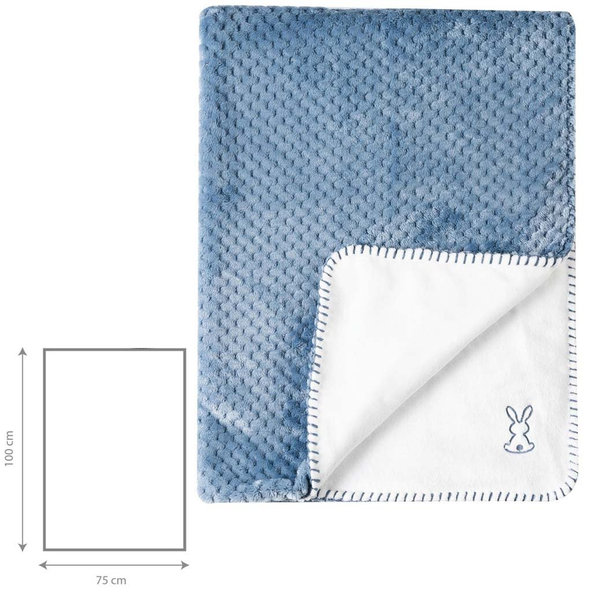 NATTOU Deka Lapidou 75x100 cm pineapple blue/white