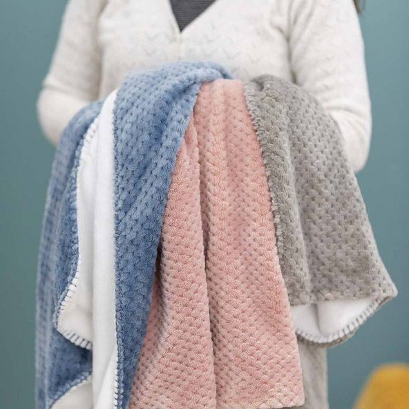 NATTOU Deka Lapidou 75x100 cm pineapple blue/white