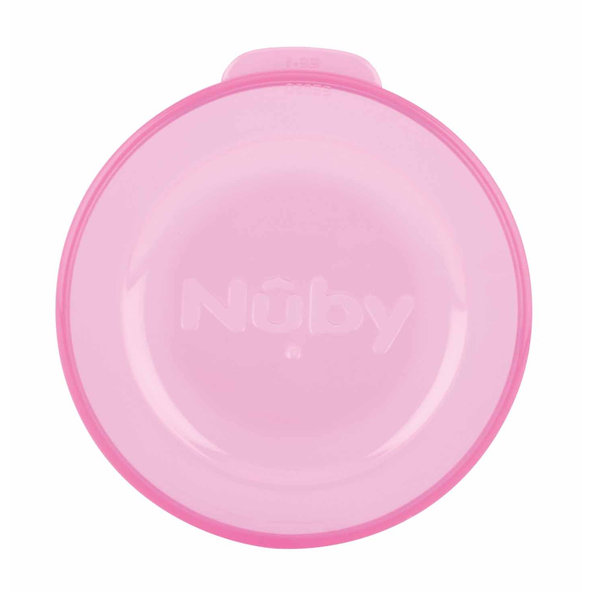NUBY Hrnček Tritan netečúci s uškami 360°, 6 m+ ružový