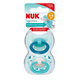 NUK Cumlík Signature 0-6m. 2 ks box chlapec