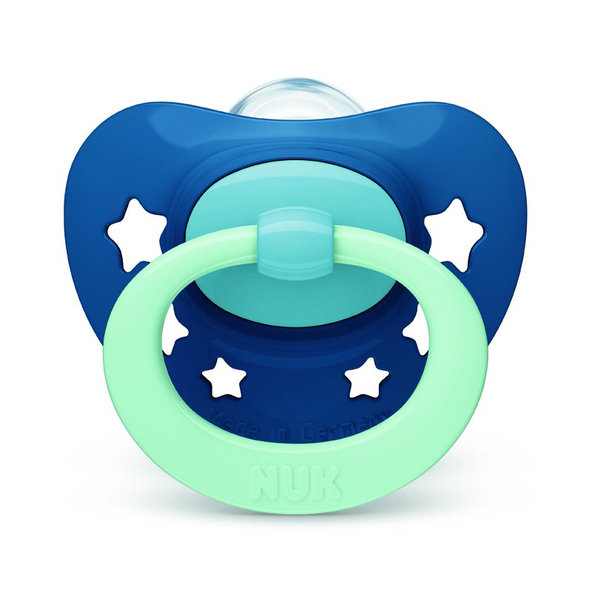 NUK Dudlík Signature 18-36 m box tm.modré