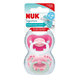 NUK Cumlík Signature 6-18m. 2 ks box holka