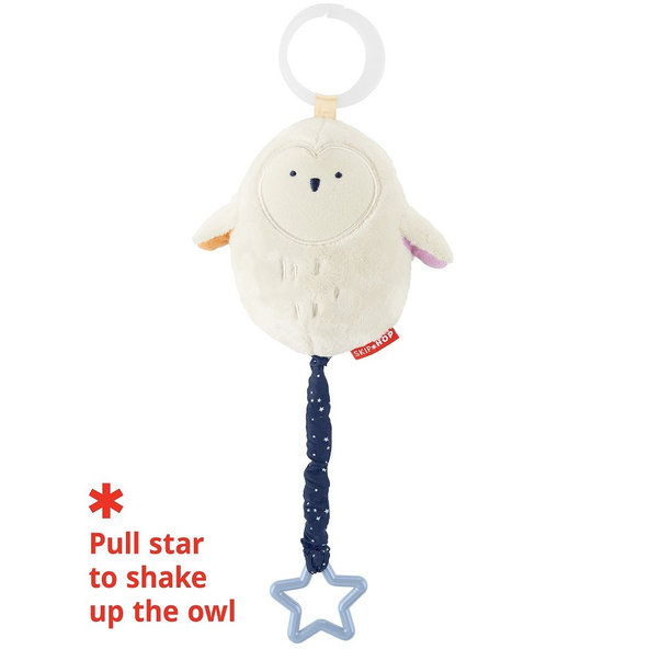 SKIP HOP Hračka na C krúžku vibrujúca Sova Celestial Dreams, 0m+
