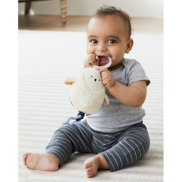 SKIP HOP Hračka na C krúžku vibrujúca Sova Celestial Dreams, 0m+