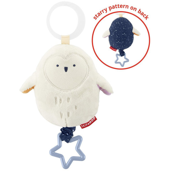 SKIP HOP Hračka na C krúžku vibrujúca Sova Celestial Dreams, 0m+