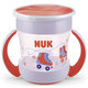 NUK Hrnček Mini Magic Cup 160 ml červený