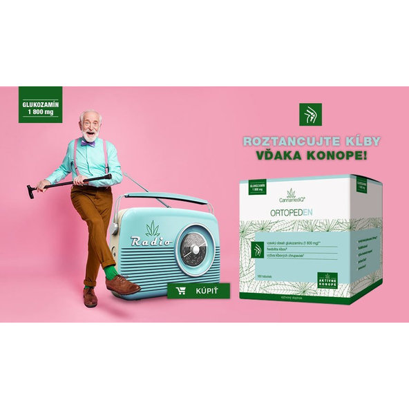 CannamediQ ORTOPEDEN pre posilnenie pohybového aparátu 180cps