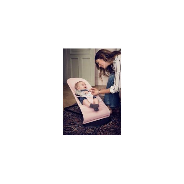 BABYBJÖRN Lehátko Bliss Light Pink/Grey, Cotton Jersey