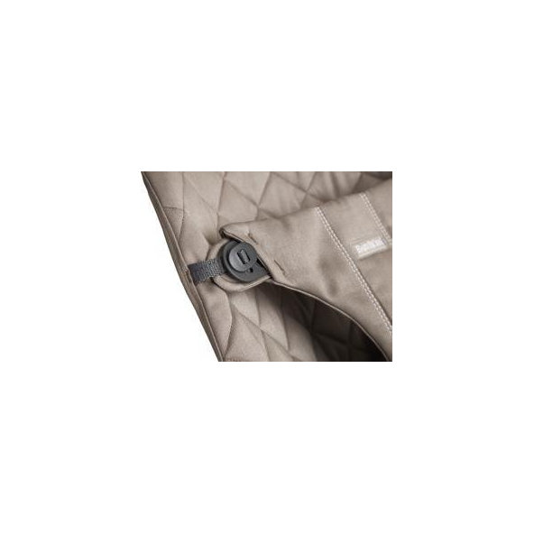 BABYBJÖRN Lehátko Bliss Sand Grey cotton s hračkou