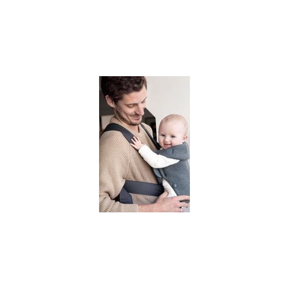 BABYBJÖRN Nosič Mini Dark Grey, 3D Jersey