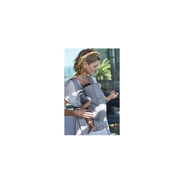BABYBJÖRN Nosič Mini Light Grey 3D Jersey