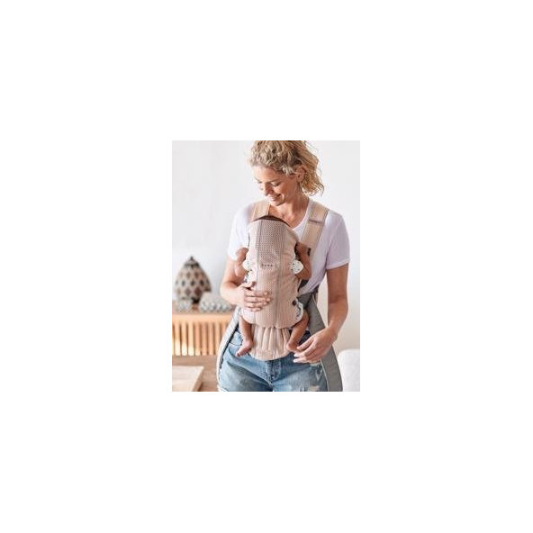 BABYBJÖRN Nosič Mini Pearly Pink, 3D Mesh