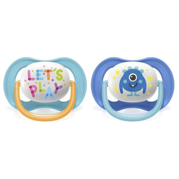 Philips AVENT Cumlík Ultra air play 6-18m chlapec 2 ks