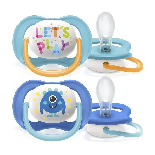 Philips AVENT Cumlík Ultra air play 6-18m chlapec 2 ks