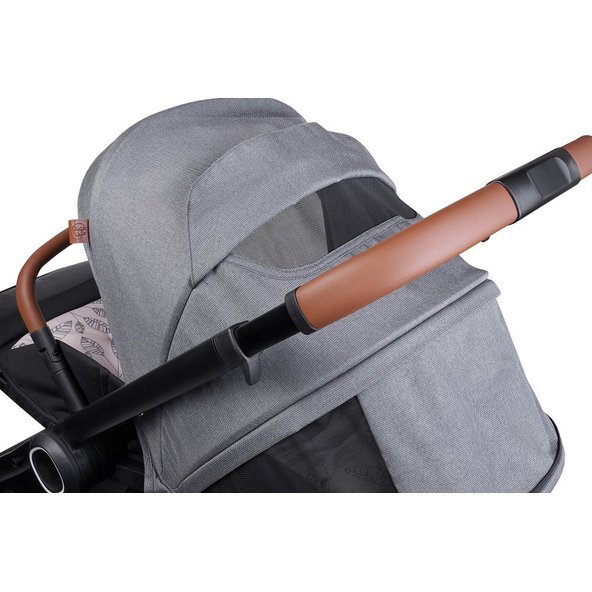 PETITE&MARS Kočík kombinovaný 2v1 Trails Ultimate Grey