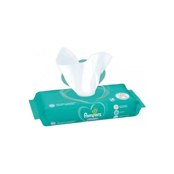 PAMPERS Baby Wipes Fresh Clean vlhčené obrúsky 3x52 ks (156 ks)