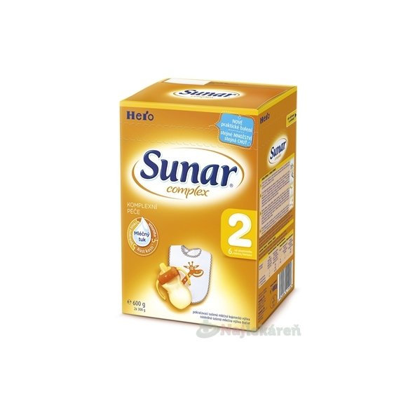 Sunar Complex 2 dojčenské mlieko 600g