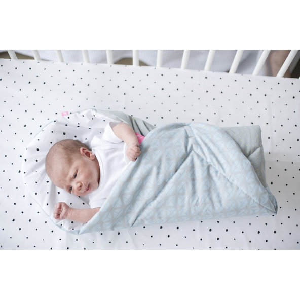 MOTHERHOOD Zavinovačka bavlnená s kokosovou vložkou Dark Blue Ocelot