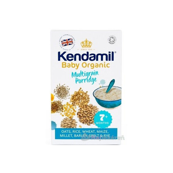 KENDAMIL Organic, BIO Viaczrnná kaša obilná (od ukonč. 7. mesiaca) 150g