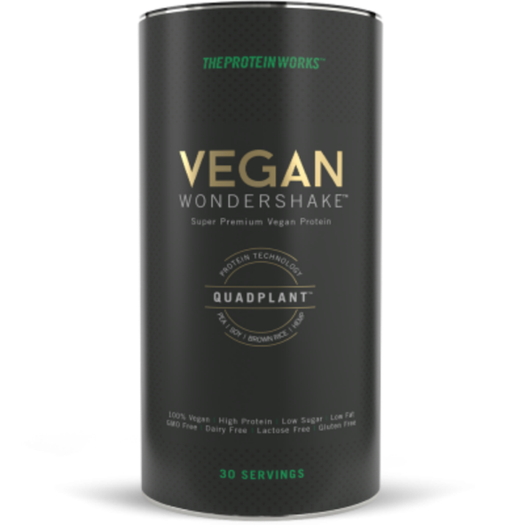 Vegan Wondershake - The Protein Works, choc peanut cookie, 750g