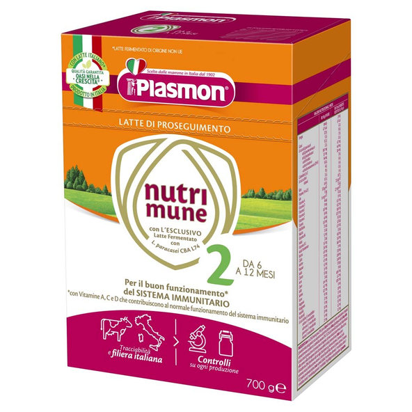 PLASMON Nutri-mune 2 (od 6 m),pokračovacie mlieko, 2x350 g