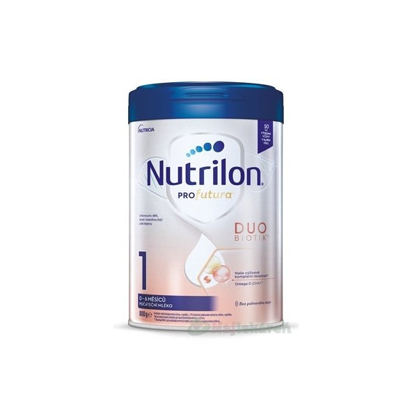 Nutrilon 1 Profutura Duobiotik počiatočná mliečna dojčenská výživa (0-6 m), 800g