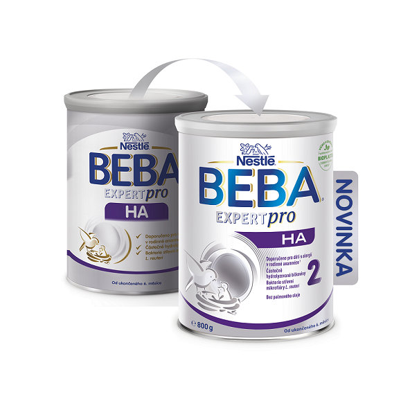 BEBA EXPERT pro HA 2 (od 6 m), následná mliečna výživa, 1x800g