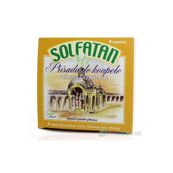 SOLFATAN prísada do kúpeľa v prášku 4x100 g