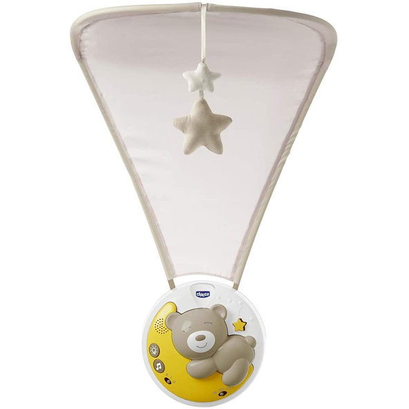 CHICCO Hudobný projektor nad postieľku Next2Moon 3v1 na všetky postieľky vrátane Next2Me, neutral 0m