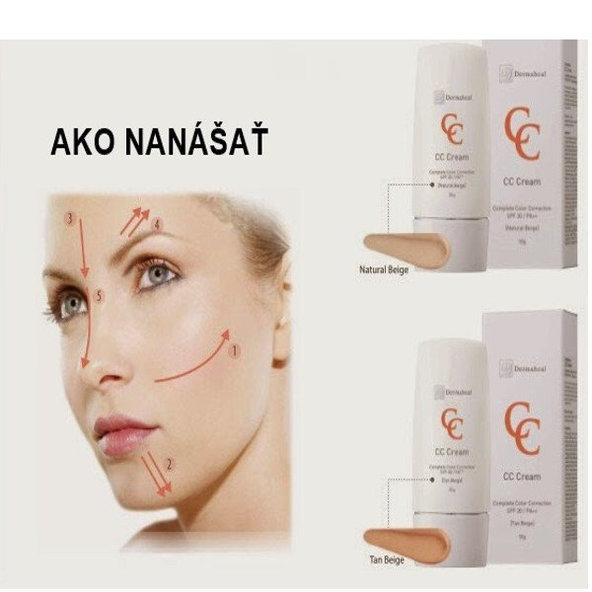 Dermaheal CC - odtieň Natural Beige (prirodzený odtieň) 50g